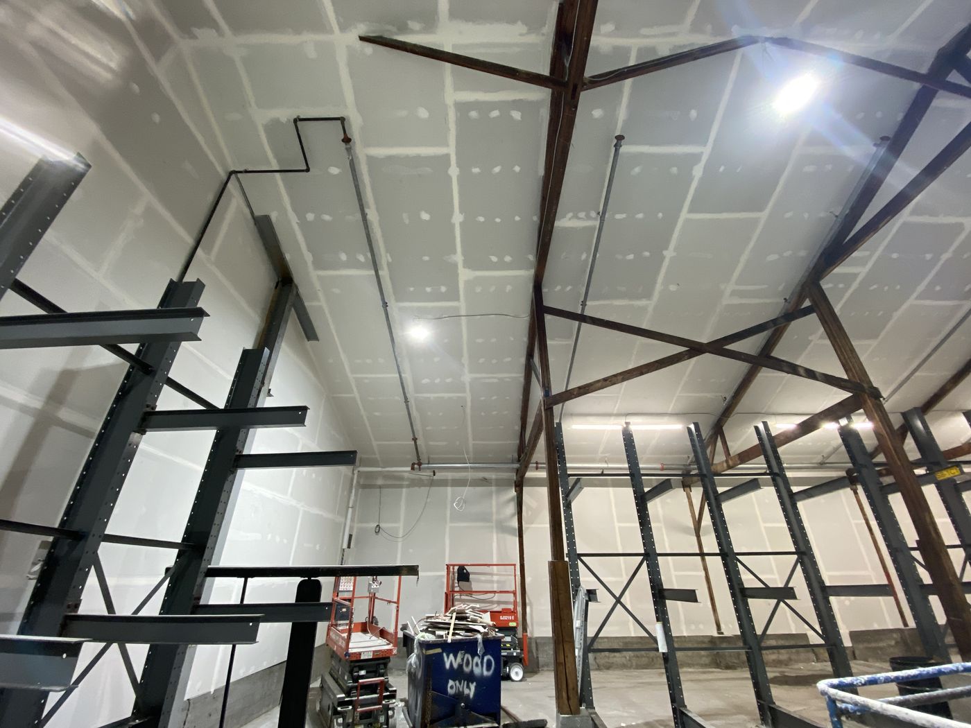 Commercial — walls and ceiling