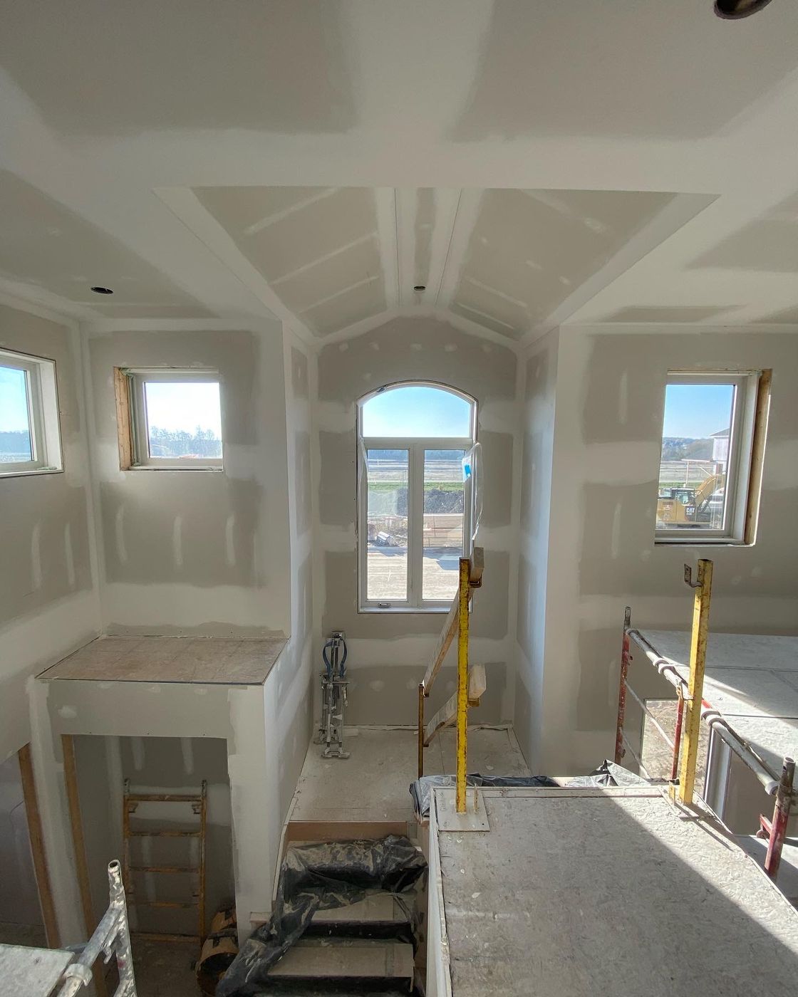 Estate — stairwell vault, in progress